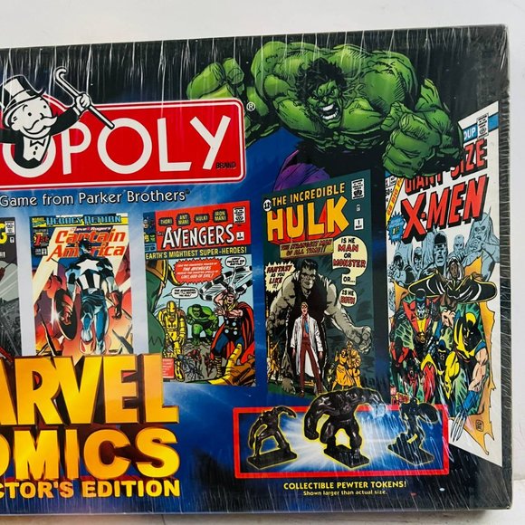 Vintage Monopoly Marvel Comics Collector's Edition 1999 Board Game New Sealed - Picture 2 of 7